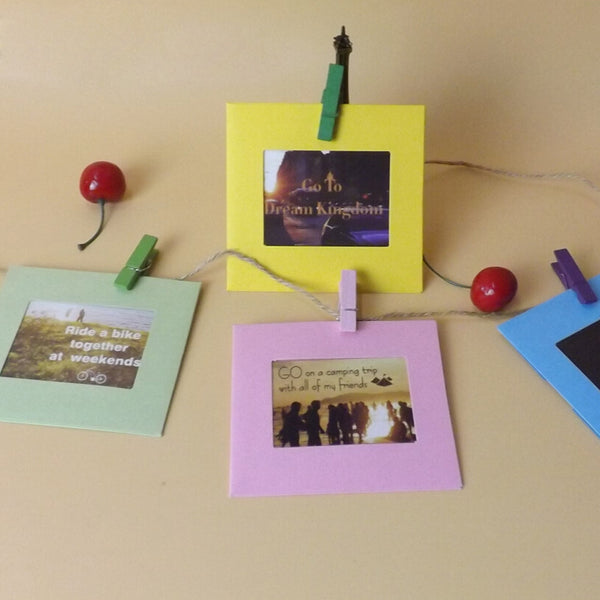 Colorful Square Photo Hanging Framea