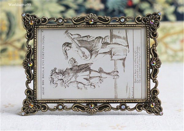 Vintage Rhinestone Wedding Photo Frames