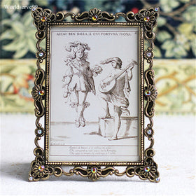 Vintage Rhinestone Wedding Photo Frames