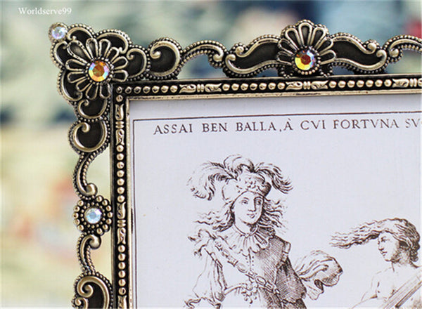 Vintage Rhinestone Wedding Photo Frames