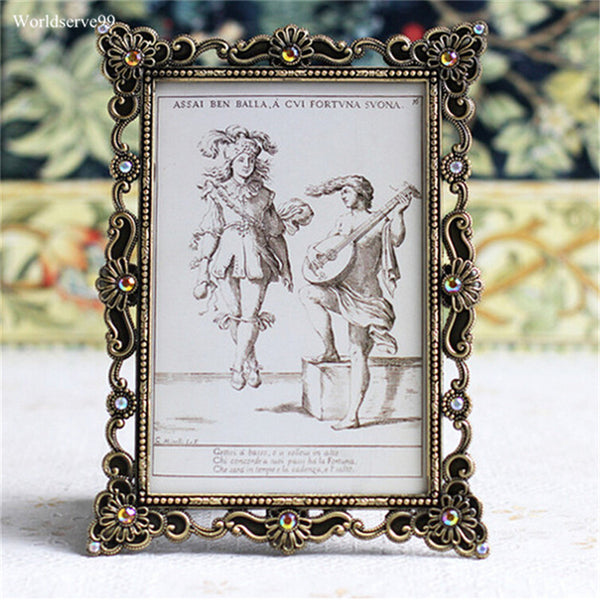 Vintage Rhinestone Wedding Photo Frames