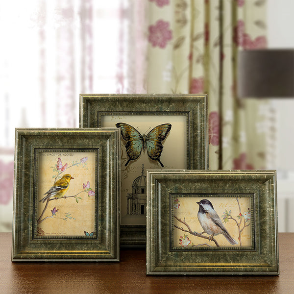 Olive Green Style Table Photo Frames