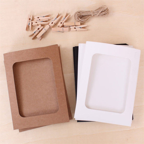 Kraft Paper Photo Wall Frame